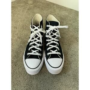 Converse Women's Platform High Top Sneakers, Black Size 7 W